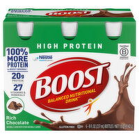 Boost High Protein Balanced Rich Chocolate Nutritional Drink, 6 Each