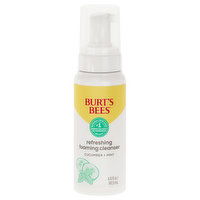 Burt's Bees Foaming Cleanser, Cucumber + Mint, Refreshing, 4.8 Fluid ounce