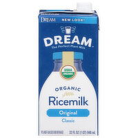 Dream Ricemilk, Organic, Original, Classic, 32 Fluid ounce