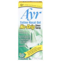 Ayr Sinus Spray, No-Drip, Saline Nasal Gel, 0.75 Fluid ounce