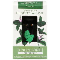 Fusion Essential Oil, Energizing Peppermint, 100% Pure, 0.5 Fluid ounce