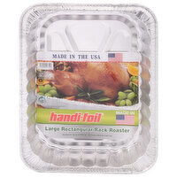 Handi-Foil Roaster Pan, Rectangular Rack, Large, 1 Each