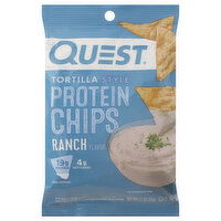 Quest Protein Chips, Ranch Flavor, Tortilla Style, 1.1 Ounce