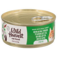 Wild Harvest Cat Food, Grain Free Turkey & Giblets Recipe, 5.5 Ounce