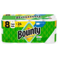 Bounty Select-A-Size White 2-Ply Triple Rolls Paper Towels, 8 Each
