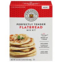 King Arthur Baking Company Flatbread Mix Kit, Perfectly Tender, 16.5 Ounce