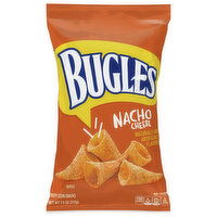 Bugles Corn Snacks, Nacho Cheese, Crispy, 7.5 Ounce