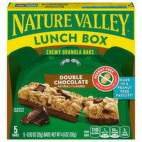 Nature Valley Chewy Double Chocolate Granola Bars, 5 Each