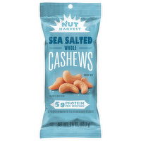Nut Harvest Whole Sea Salted Cashews, 2.25 Ounce