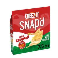 Cheez-It Cheese Cracker Chips, Sharp White Cheddar, 7.5 Ounce