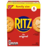 RITZ Original Crackers, Snacks for Kids and Adults, Lunch Snacks, Family Size, 20.5 Ounce