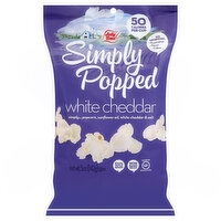 Jolly Time Simply Popped Popcorn, White Cheddar, 5 Ounce