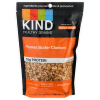 Kind Healthy Grains Granola, Peanut Butter Clusters, 11 Ounce