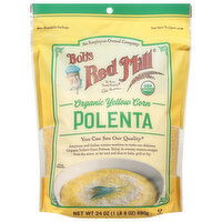 Bob's Red Mill Polenta, Organic, Yellow Corn, 24 Ounce