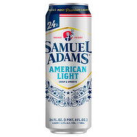 Samuel Adams American Light Lager Beer, 24 Fluid ounce