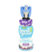 good2grow Organic No Sugar Added Grape Flavored Juice Beverage, 6 Fluid ounce