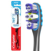 Colgate 360 Advanced Adult Manual Floss-Tip Bristles Toothbrush, 1 Each