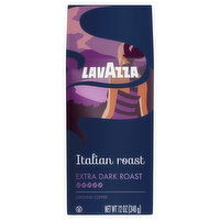 Lavazza Coffee, Ground, Extra Dark Roast, Italian Roast, 12 Ounce