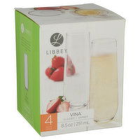 Libbey Glasses, Vina, 8.5 Ounce, 4 Each