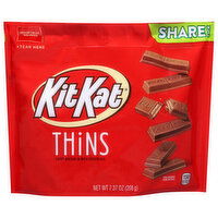 Kit Kat Crisp Wafers, in Milk Chocolate, Thins, Share Pack, 7.37 Ounce