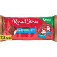 Russell Stover Christmas Marshmallow, Ornaments, 6 Pack, 6 Each