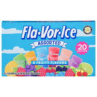 Fla-Vor-Ice Ice Pops, 6 Fruity Flavors, 20 Each