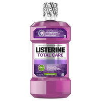 Listerine Total Care Mouthwash, Anticavity Fluoride, Fresh Mint, 1 Litre