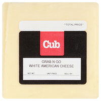 Cub Grab N Go White American Cheese, 0.69 Pound
