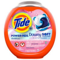 Tide + Power Pods Detergent, Downy, April Fresh, 25 Each