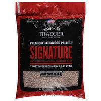 Traeger Hardwood Pellets, Premium, Signature Blend, 20 Pound