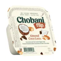 Chobani Flip Yogurt, Greek, Almond Coco Loco, 4.5 Ounce