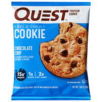 Quest Protein Cookie, Chocolate Chip, Soft & Chewy, 2.08 Ounce