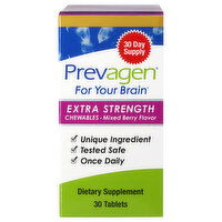 Prevagen For Your Brain, Extra Strength, Chewables, Tablets, 30 Each