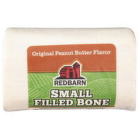 Redbarn Dog Treat, Filled Bone, Peanut Butter Flavor, Small, 3.5 Ounce