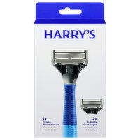 Harry's Razor Handle + Cartridges, 5-Blade, Ocean, 1 Each