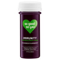 So Good So You Probiotic Juice Shot, Immunity, Elderberry Blood Orange, 1.7 Fluid ounce