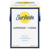 Surfside Lemonade + Vodka, 4 Each