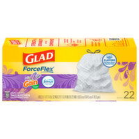 Glad ForceFlex Drawstring Bags, Kitchen, Lavender Scent, Tall, 22 Each