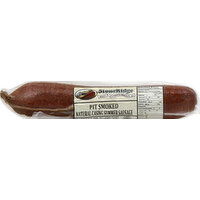 StoneRidge Meat & Country Market Summer Sausage, Pit Smoked, Natural Casing, 16 Ounce