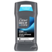 Dove Men+Care Antiperspirant, Stain Defense Clean, 2.7 Ounce