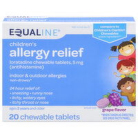 Equaline Allergy Relief, Children's, Grape Flavor, 20 Each