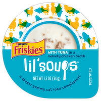 Friskies Lil' Soups Cat Food, with Tuna, 1.2 Ounce