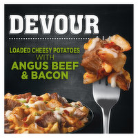 Devour Loaded Cheesy Potatoes with Angus Beef & Smoked Bacon Frozen Meal, 9 Ounce