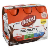 Boost Nutritional Drink, Daily, Rich Chocolate, Mobility, 6 Each
