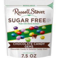 Russell Stover sugar free Sugar Free Chocolate Candy Gems, 7.5 oz. bag, 7.5 Ounce