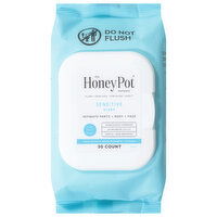 The Honey Pot Company Wipes, Sensitive, 30 Each