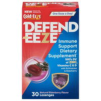 Defend-Eeze Immune Support, Lozenges, Natural Elderberry Flavor, 30 Each