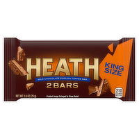 Heath Toffee Bar, English, Milk Chocolate, King Size, 2 Each