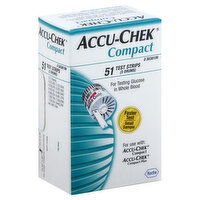 Accu-Chek Compact Test Strips, 51 Each