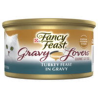Fancy Feast Gravy Lovers Gourmet Turkey Feast in Gravy Cat Food, 3 Ounce
